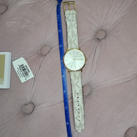 Michael Kors Monogram Strap Watch - Picture 7 of 9